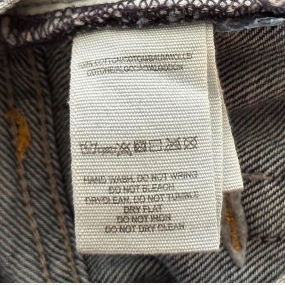 Rare Free People - Size 28 - Rhinestone Embellished Denim Shorts - 100% Cotton - Picture 5 of 6